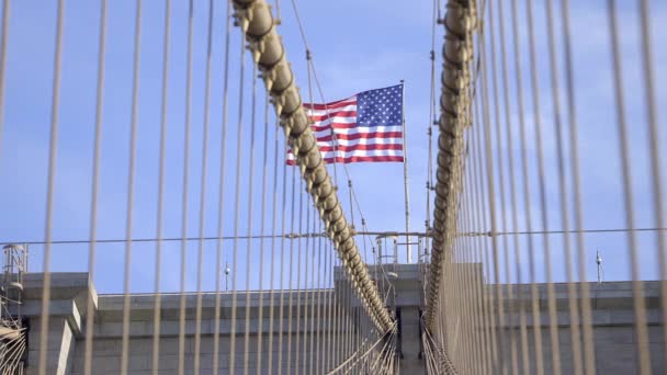 Incroyable Brooklyn Bridge New York Photographie Voyage — Video