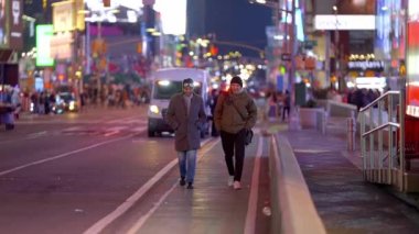 New York Times Meydanı 'nda sokaklarda yürümek - seyahat fotoğrafçılığı