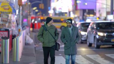 New York Times Meydanı 'nda sokaklarda yürümek - seyahat fotoğrafçılığı