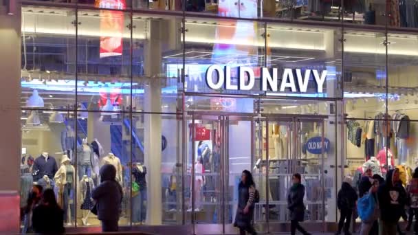 Gamla Flottans Butik New York New York City Förenade Staterna — Stockvideo