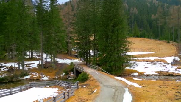 Wonderful Poellatal Valley Austria Amazing Landscape Travel Photography — Stock Video