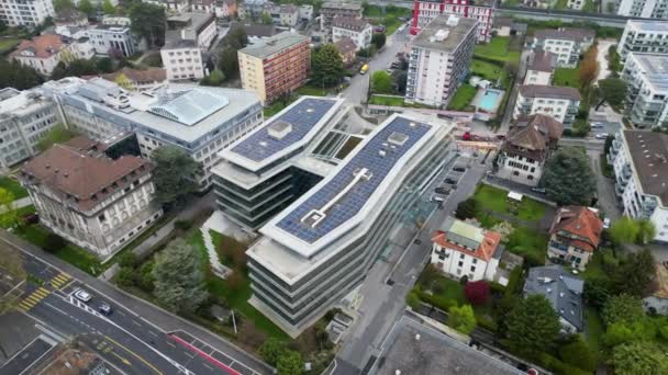Штаб Квартира Nestle Switzerland Vevey Switzerland Europe April 2023 — стокове відео