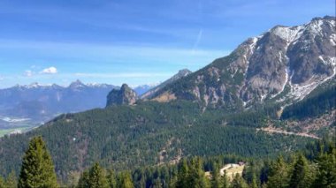 Almanya 'nın Allgau bölgesinde panoramik manzara - seyahat fotoğrafçılığı
