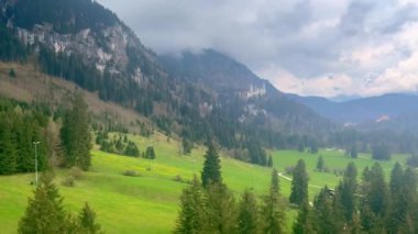 Allgau Almanya 'sında güzel bir vadi - seyahat fotoğrafçılığı