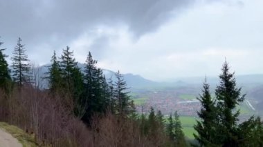 Alman Allgau 'sunda inanılmaz manzara - seyahat fotoğrafçılığı