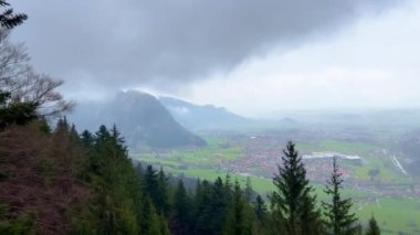 Alman Allgau 'sunda inanılmaz manzara - seyahat fotoğrafçılığı