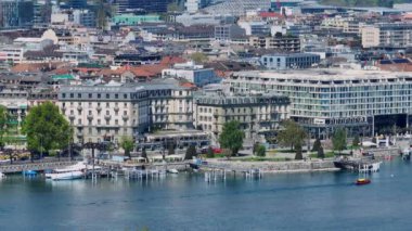 Cenevre İsviçre 'deki Büyük Oteller - GENEVA, SWitzERLAND - 19 Nisan 2023