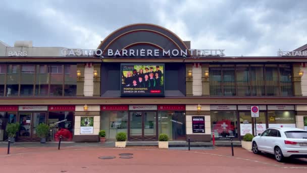 Casino Barriere Montreux Montreux Zwitserland Europa April 2023 — Stockvideo