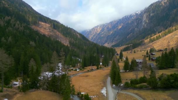 Чудова Долина Поеллаталь Австрії — стокове відео