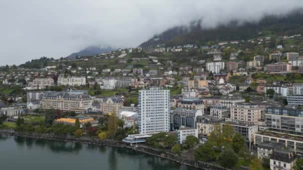 몽트뢰 위에서 몽트뢰 스위스의 2023 — 비디오