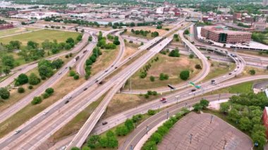 Detroit 'in kalabalık sokakları - İHA' dan havadan çekilen fotoğraflar