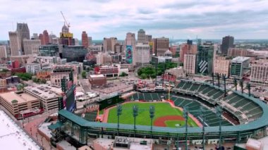 Detroit 'teki Comerica Park Beyzbol Stadyumu - DETROIT, MICHIGAN - 11 Haziran 2023