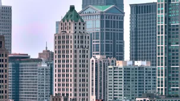 Prudential Plaza Chicagóban Fentről Chicago Illinois 2023 Június — Stock videók