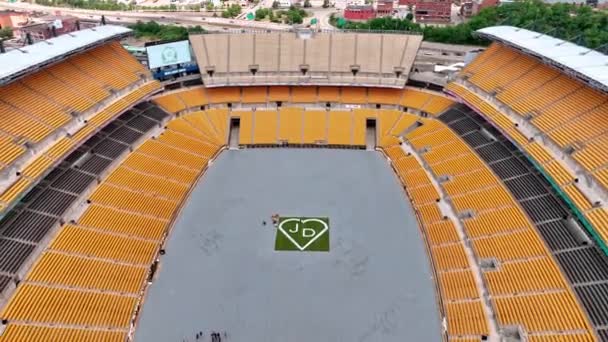 Voo Sobre Estádio Acrisure Cidade Pittsburgh Pittsburgh Pennsylvania Junho 2023 — Vídeo de Stock