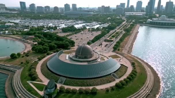 Planétarium Adler Chicago Haut Chicago Illinois Juin 2023 — Video