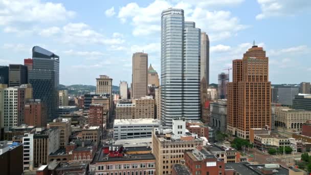 Città Pittsburgh Dall Alto Pittsburgh Pennsylvania Giugno 2023 — Video Stock