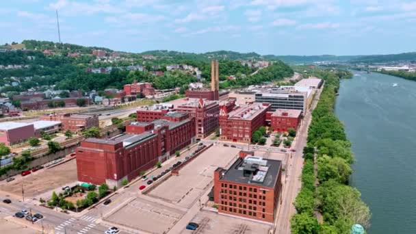 Heinz Company Headquarter Στο Πίτσμπουργκ Από Ψηλά Pittsburgh Pennsylvania Ιουνιου — Αρχείο Βίντεο