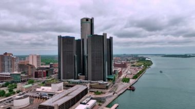 Detroit 'teki Rönesans Merkezi Genel Motors Karargahı - DETROIT, MICHIGAN - 11 Haziran 2023