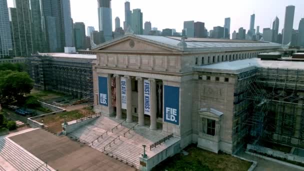 Field Museum Chicago Dall Alto Chicago Illinois Giugno 2023 — Video Stock