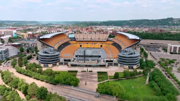 匹兹堡市的Acrisure体育场 Pittsburgh Pennsylvania June 2023 — 图库视频影像