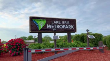 Michigan 'daki Erie Gölü Metroparkı - DETROIT, ABD - 10 Haziran 2023