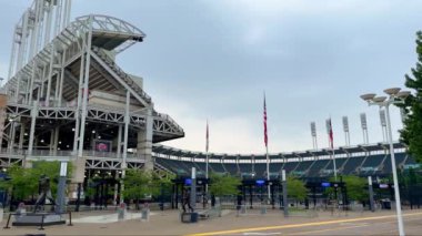 Cleveland 'daki İlerleme Sahası Stadyumu - CLEVELAND, ABD - Haziran 05, 2023