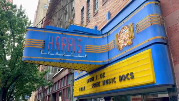 Teatro Harris Pittsburgh Pittsburgh Estados Unidos Junio 2023 — Vídeos de Stock