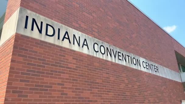 Indiana Convention Center Indianapolis Indianapolis Usa 2023 Június — Stock videók