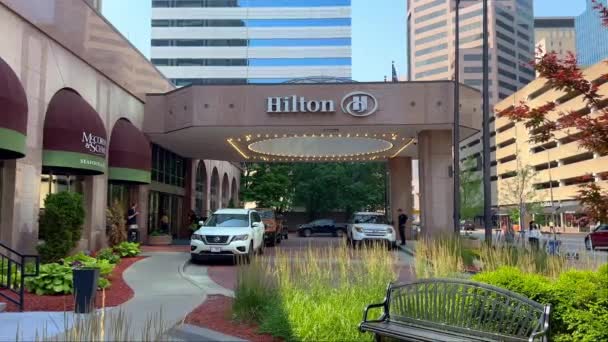 Indianapolis Teki Hilton Oteli Indianapolis Abd Haziran 2023 — Stok video