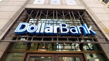 Pittsburgh 'daki Dolar Bankası - ABD - Haziran 05, 2023