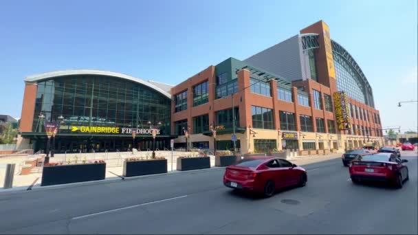 Gainbridge Fieldhouse Downtown Indianapolis Indianapolis Usa Červen 2023 — Stock video