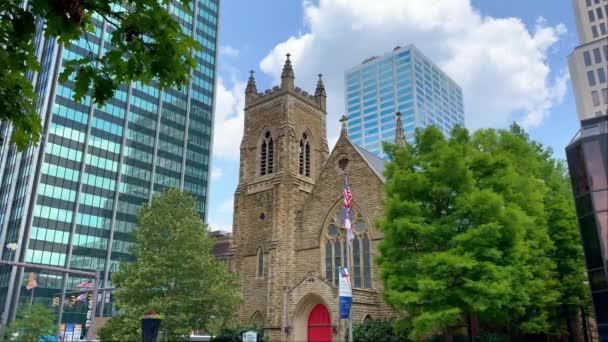 Igreja Episcopal Trindade Columbus Ohio Columbus Eua Junho 2023 — Vídeo de Stock