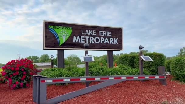 Jezioro Erie Metropark Michigan Detroit Usa Czerwiec 2023 — Wideo stockowe
