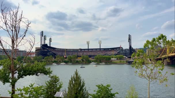 Pnc Park Baseball Stadium Pittsburgh Pittsburgh Usa June 2023 — Stock Video