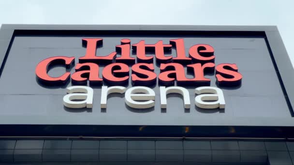 Little Caesars Arena Detroit Detroit Usa Juni 2023 — Stockvideo
