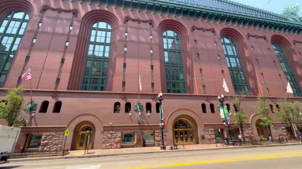 Harold Washington Library Chicago Chicago Estados Unidos Junio 2023 — Vídeo de stock