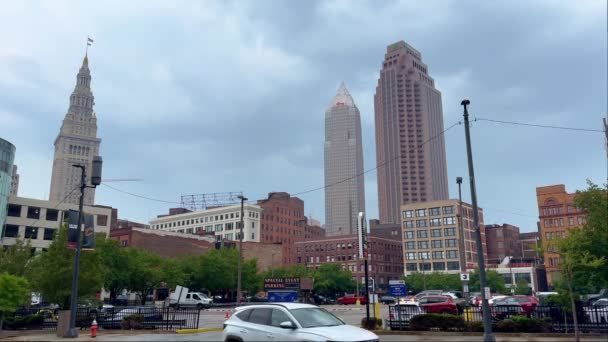 City Center Cleveland Cleveland Usa June 2023 — стоковое видео