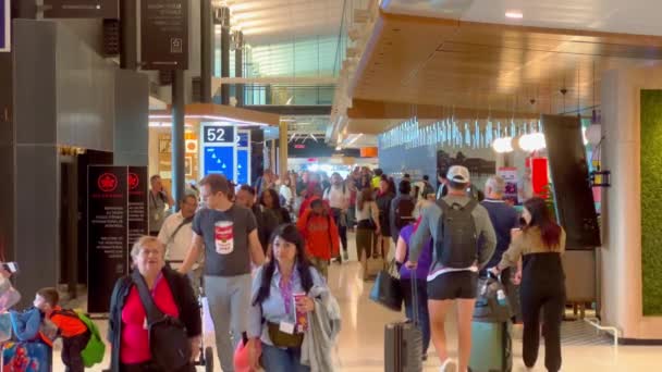Ворота Аеропорту Монреаль Монтреаль Канада Червня 2023 Року — стокове відео