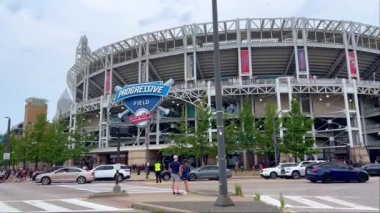 Cleveland 'daki İlerici Alan Stadyumu - CLEVELAND, ABD - 10 Haziran 2023