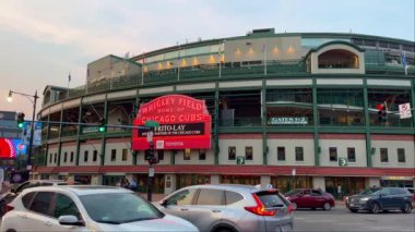 Wrigley Field Beyzbol Stadyumu, Chicago Cubs - Chicago Cubs 'ın evi - Chicago, ABD - 05 Haziran 2023