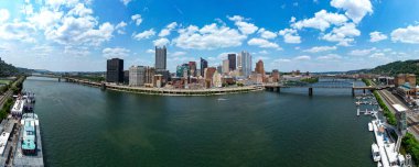 City of Pittsburgh - panoramic aerial view - PITTSBURGH, UNITED STATES - JUNE 09, 2023