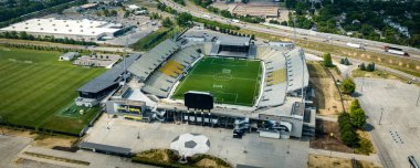 Columbus 'taki Mapfre Stadyumu - hava manzaralı - COLUMBUS, Birleşik Devletler - 09 Haziran 2023