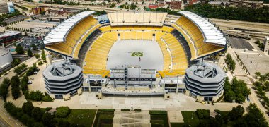 Pittsburgh 'daki Acrisure Stadyumu - hava manzaralı - Pittsburgh, Birleşik Devletler - 09 Haziran 2023