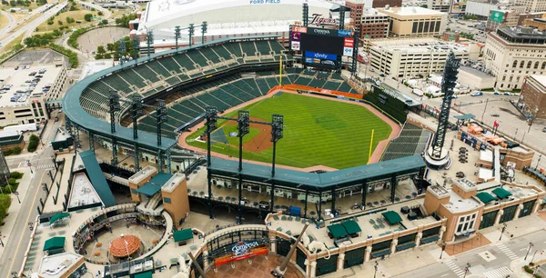 底特律的科梅里卡棒球体育场 底特律老虎的故乡 堪培拉 2023年6月13日 — 图库照片