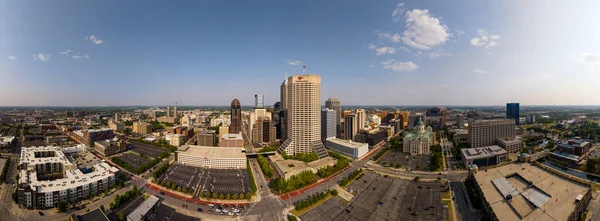 Panoramiczny Widok Miasto Indianapolis Indianapolis Stany Zjednoczone Czerwiec 2023 — Zdjęcie stockowe