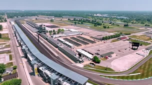 Indianapolis Motor Pista Corrida Speedway Cima Indianapolis Indiana Junho 2023 — Vídeo de Stock