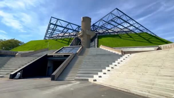 Bercy Arena Nazywana Również Accor Arena Paryżu Bercy Paris Francja — Wideo stockowe