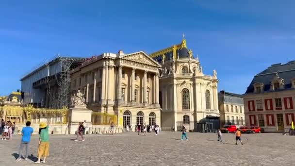 Castelo Versalhes Cidade Paris Paris França Setembro 2023 — Vídeo de Stock