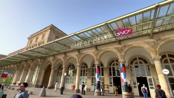 Célèbre Gare Est Paris Appelée Gare Est Paris France Septembre — Video