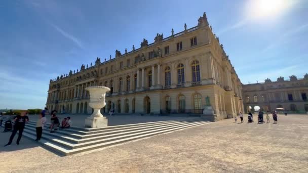 Château Versailles Dans Ville Paris Paris France Septembre 2023 — Video